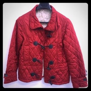 Barbour Womens Quilted Jacket, Red, US 10